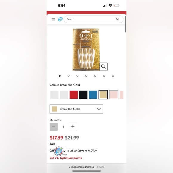 4-OPI Xpression Press on Nails- including exclusive hello kitty design - Picture 3 of 5